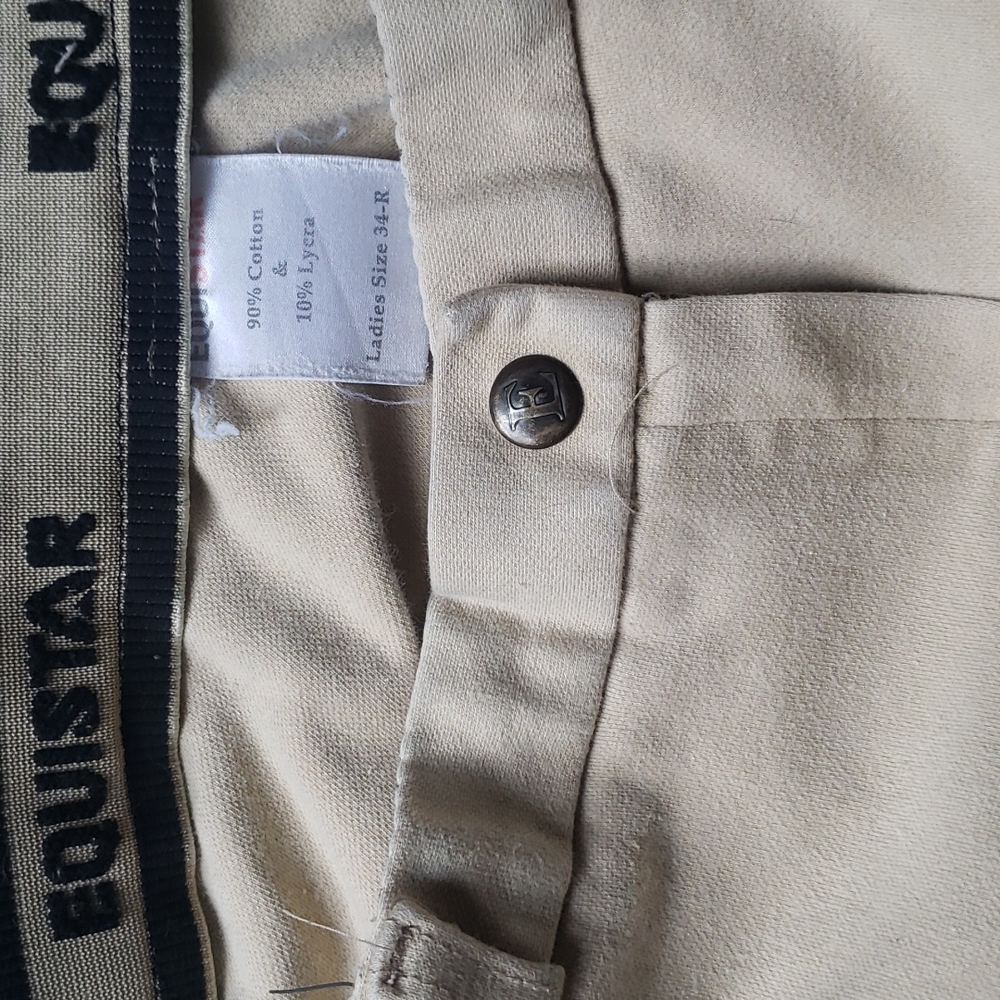 Equistar 34R Tan Riding Breeches - Picture 2 of 3
